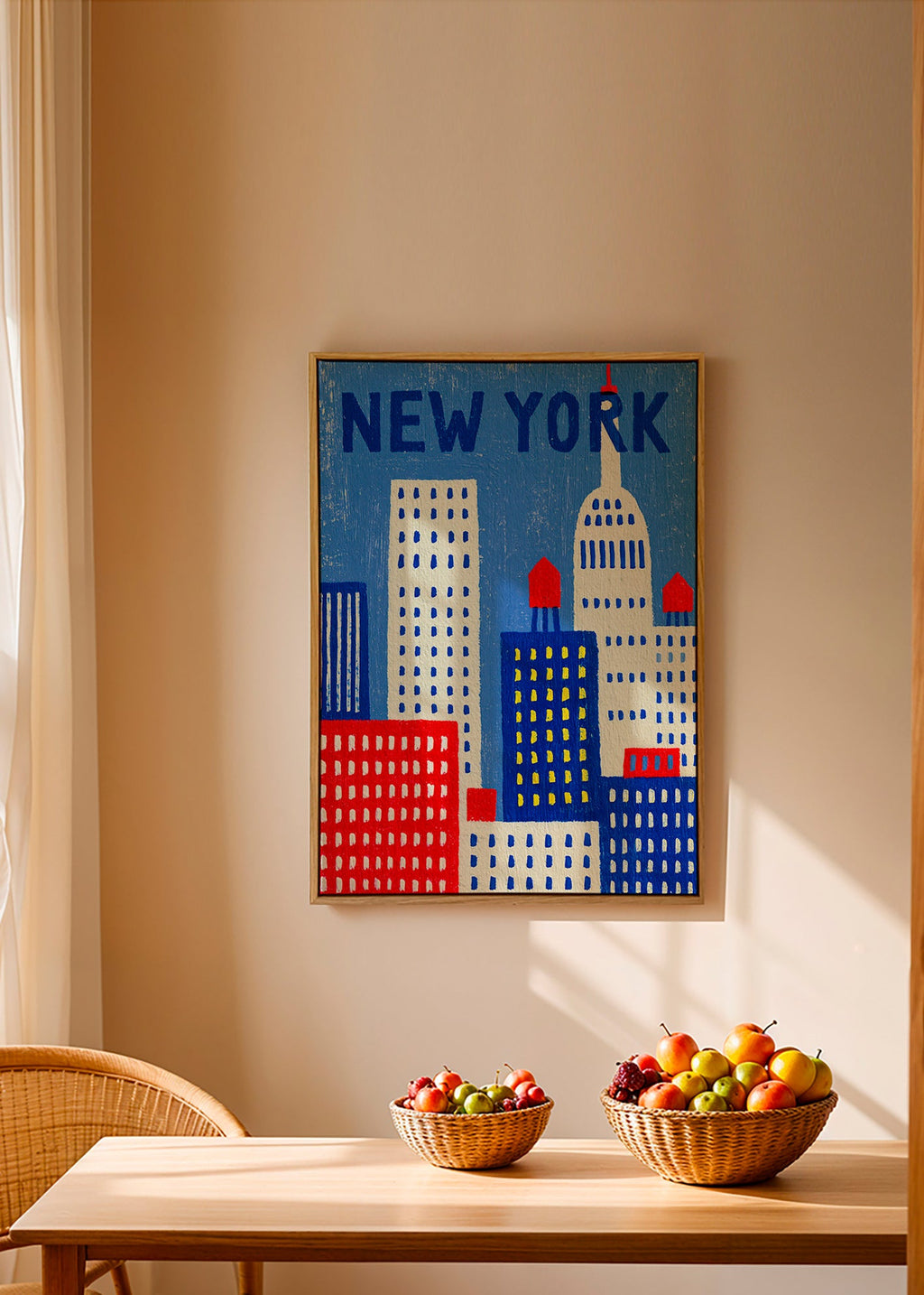 Arte città New York illustrazione