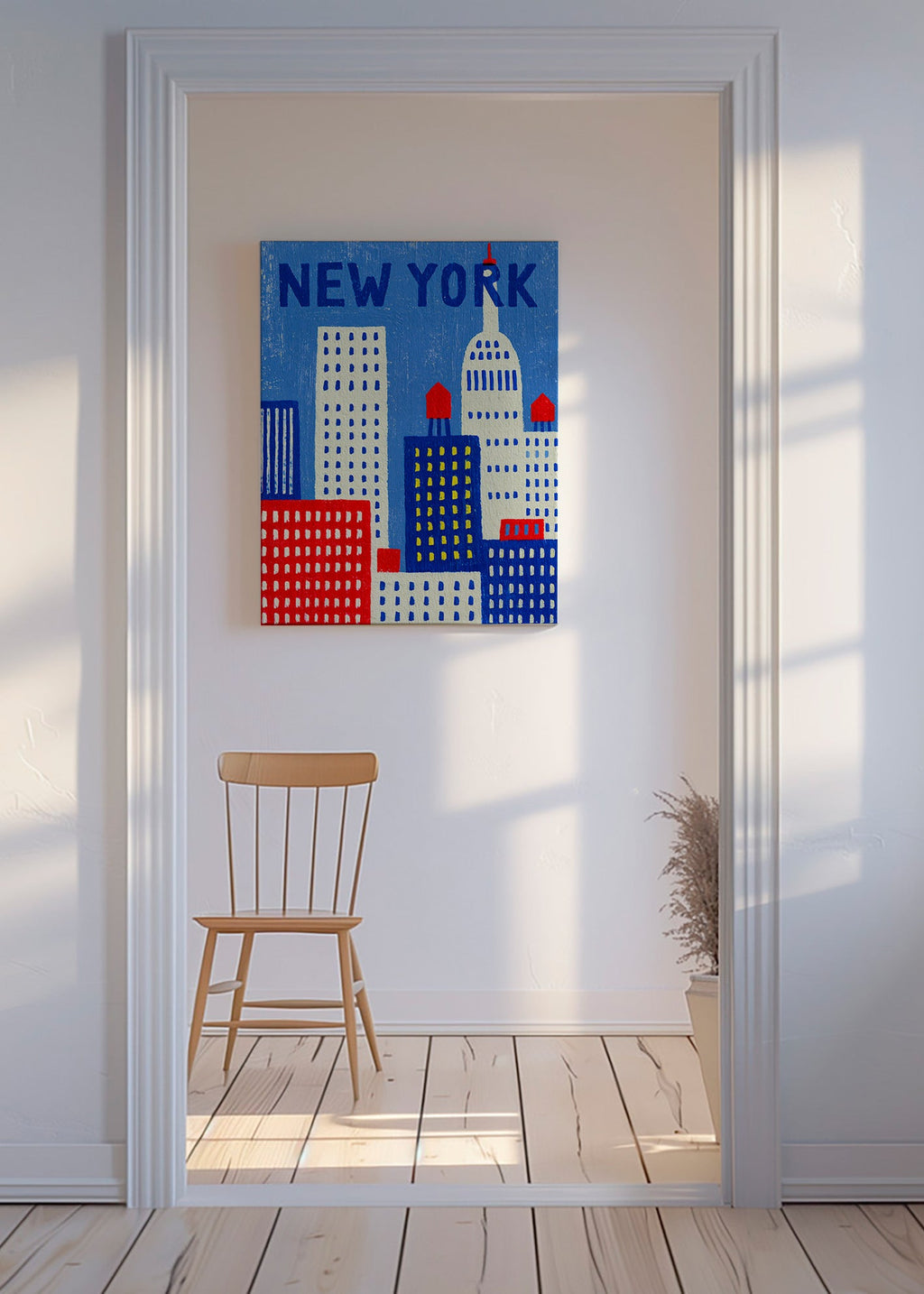 Arte città New York illustrazione