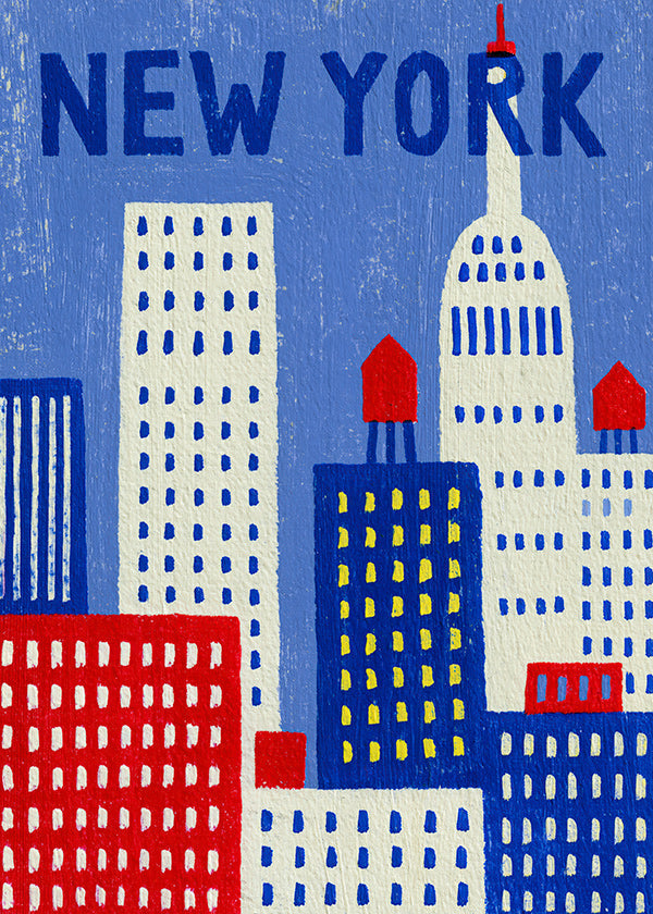 Arte città New York illustrazione
