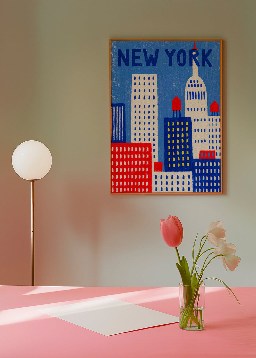 Arte città New York illustrazione