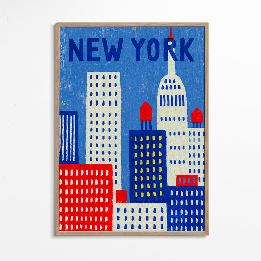 Arte città New York illustrazione