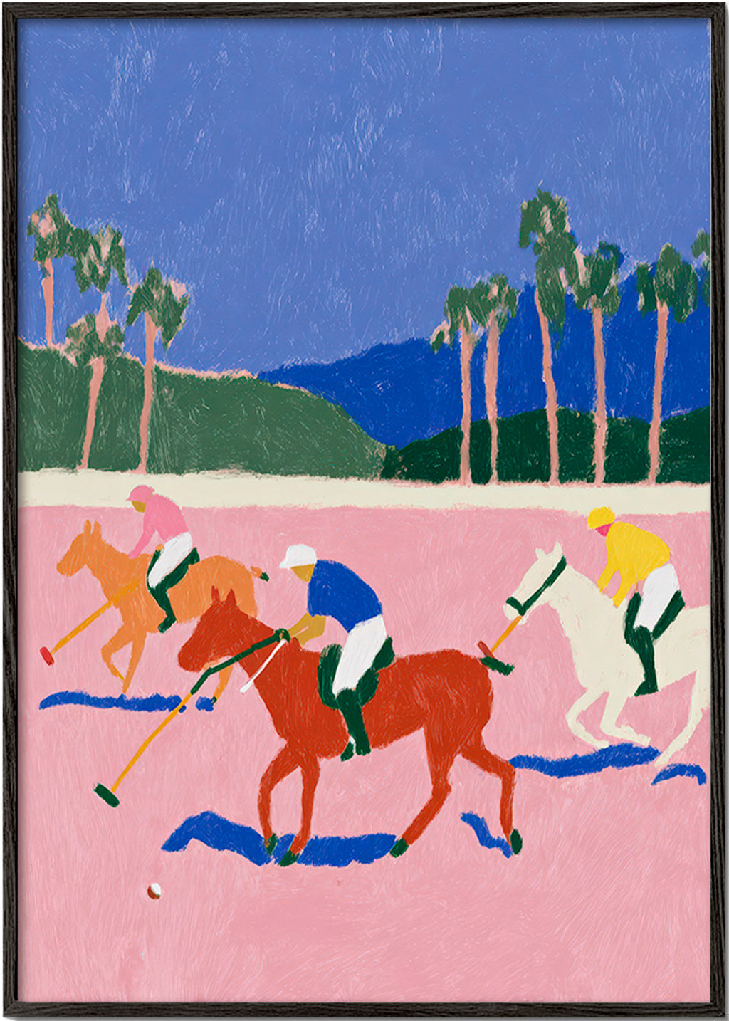 Quadro sport polo rosa