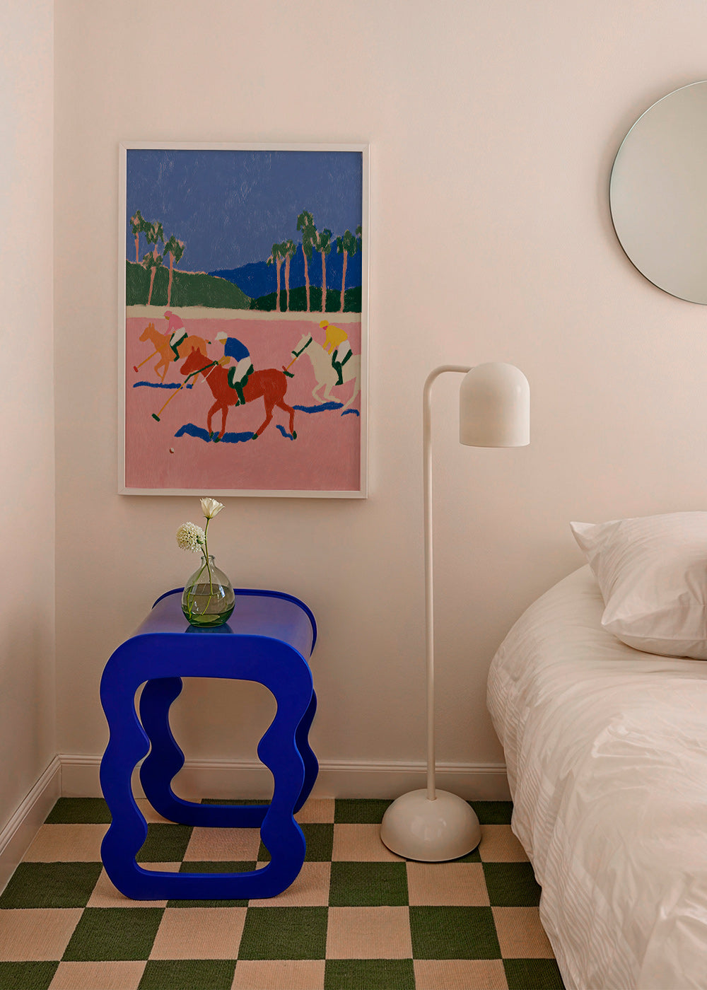 Quadro sport polo rosa
