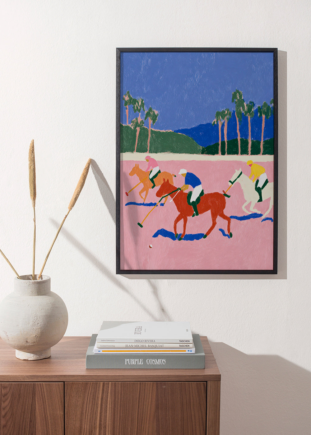 Quadro sport polo rosa