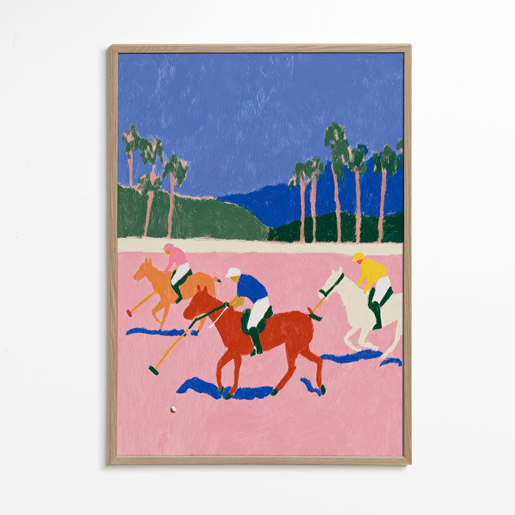 Quadro sport polo rosa