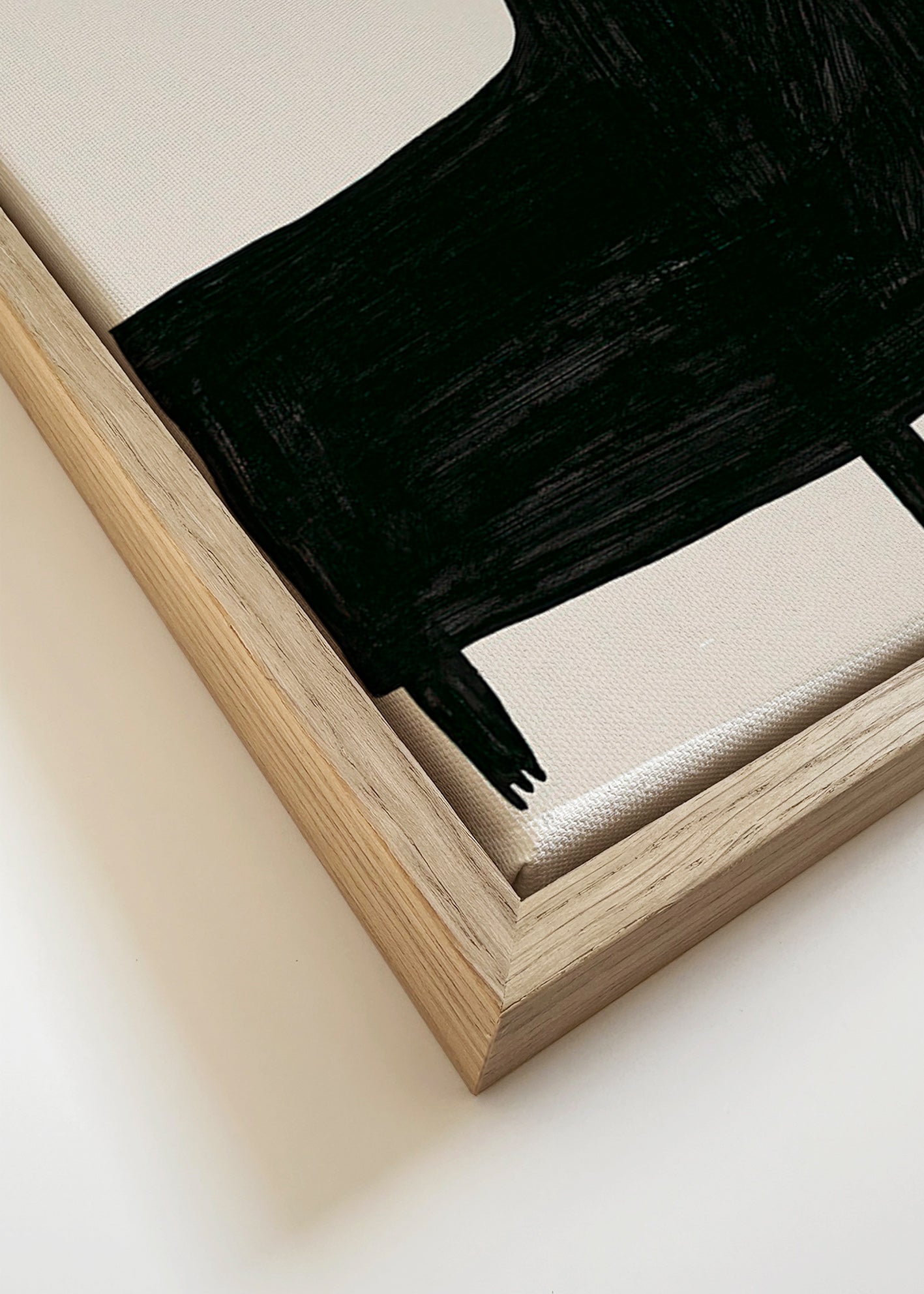 Quadro cane nero stilizzato