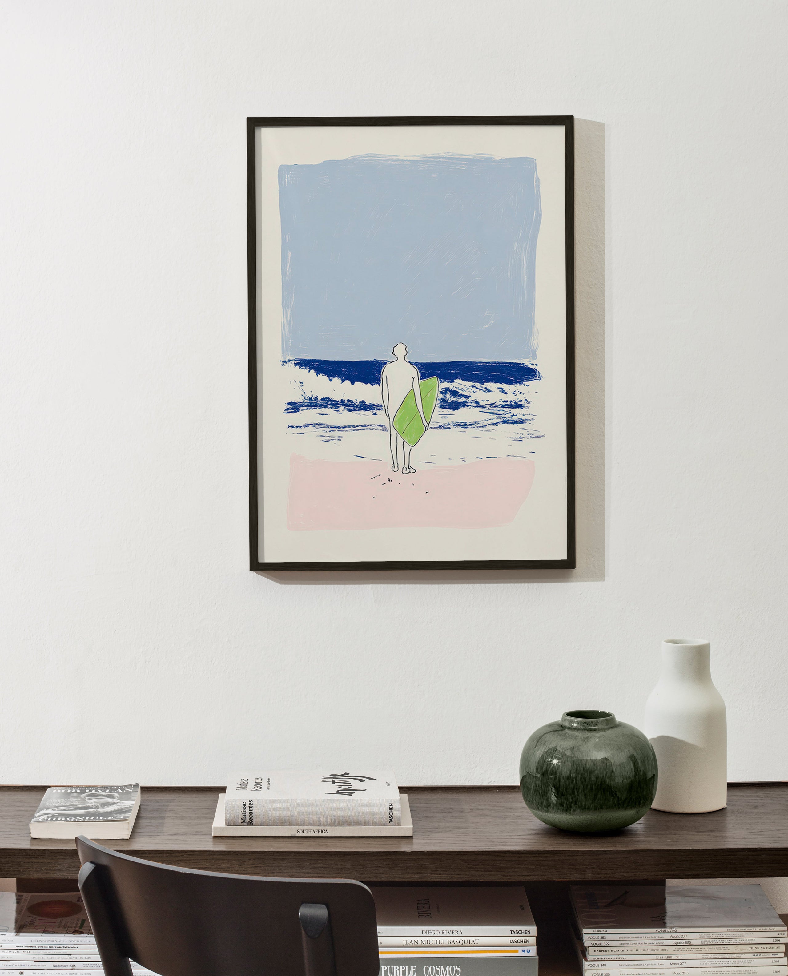 Illustrazione surf minimal