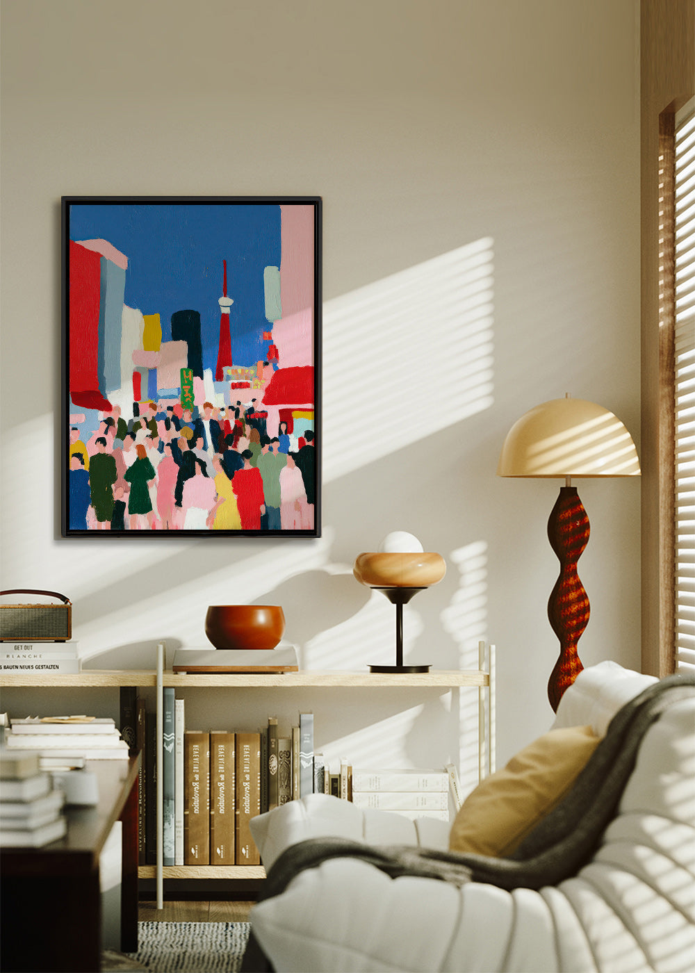 Poster di città Tokyo a colori