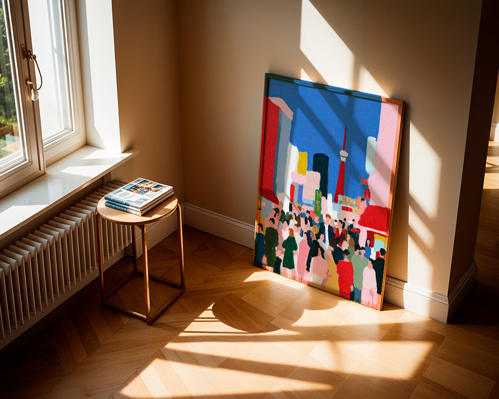 Poster di città Tokyo a colori