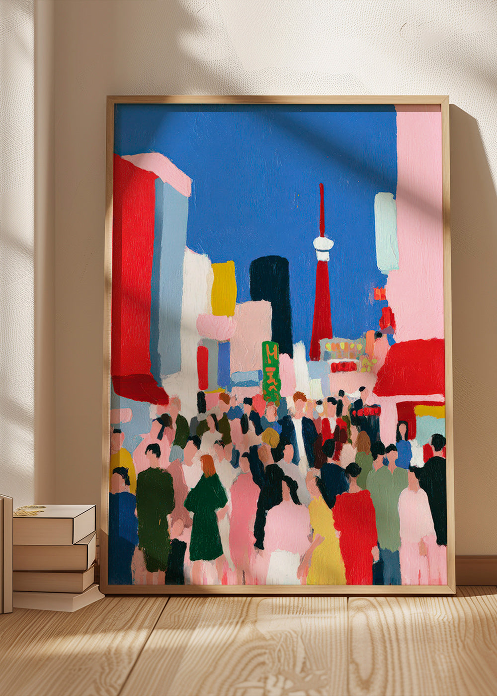 Poster di città Tokyo a colori