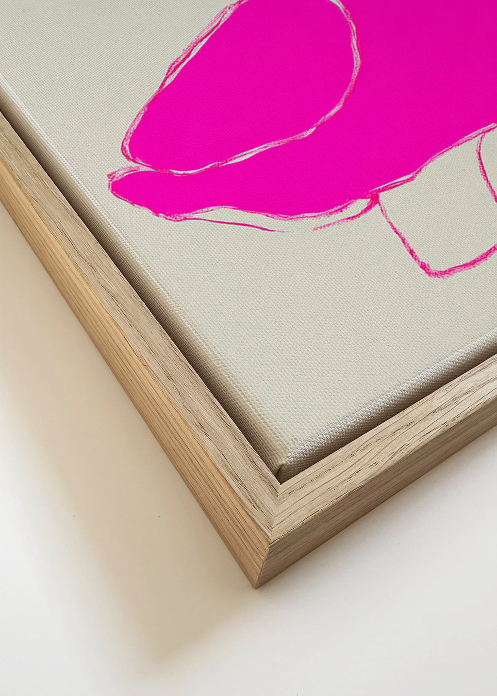 Quado anatra rosa minimal