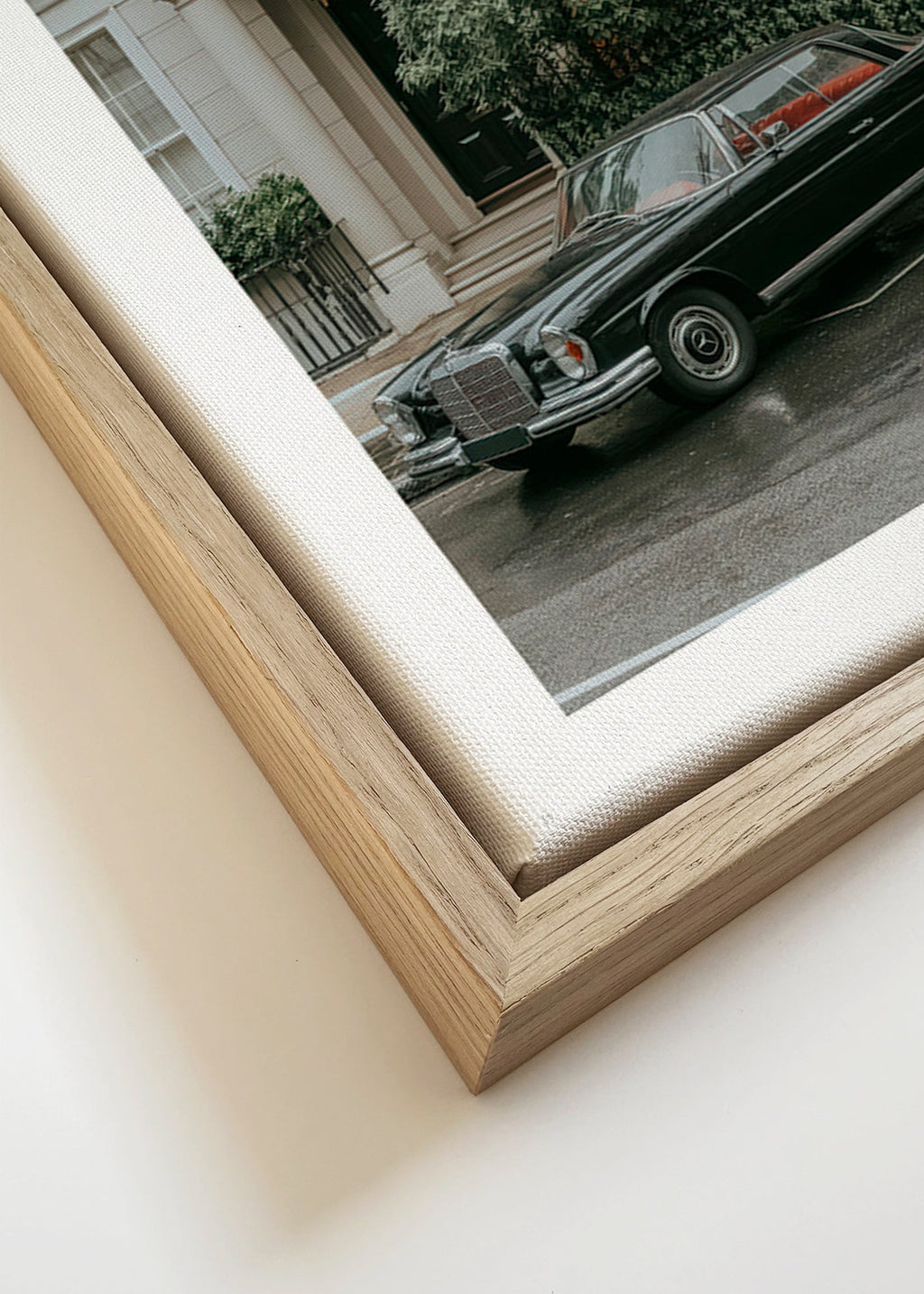 Fotografia di strada con auto d'epoca