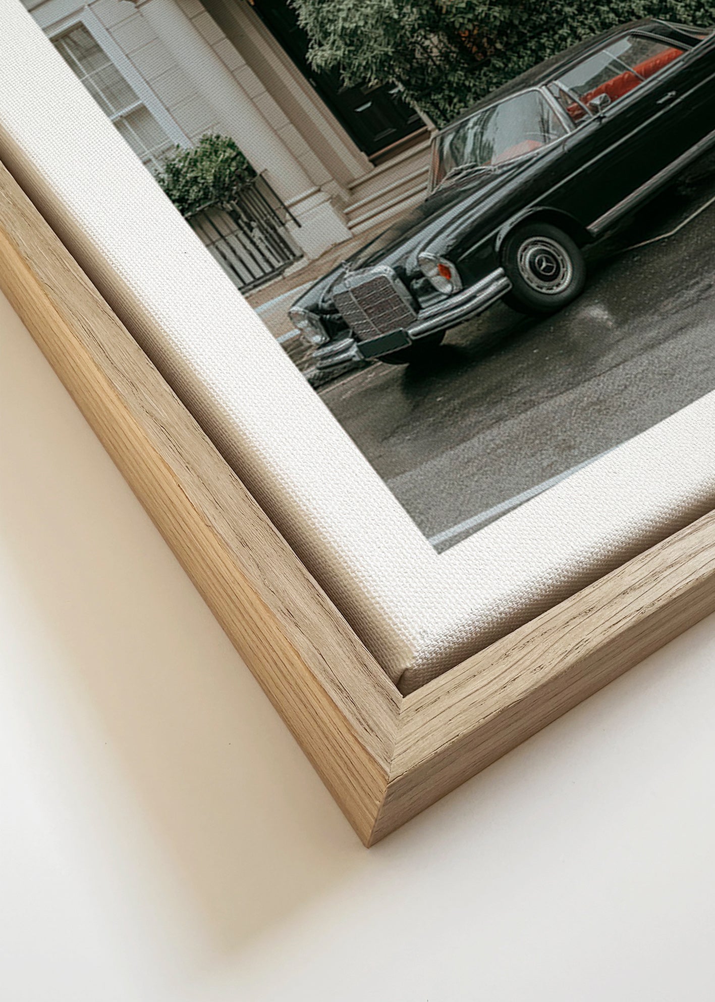 Fotografia di strada con auto d'epoca