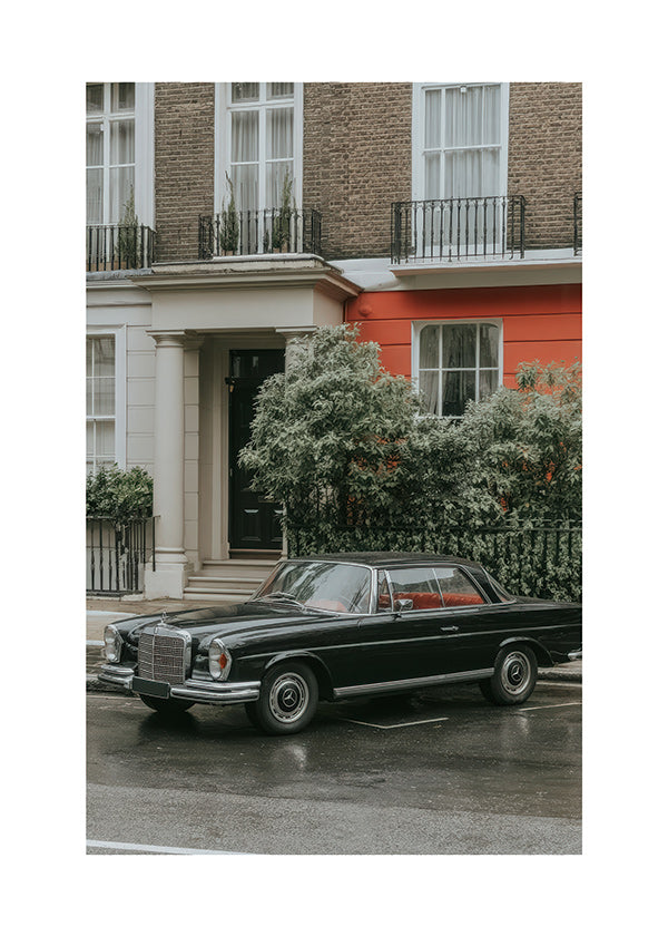 Fotografia di strada con auto d'epoca