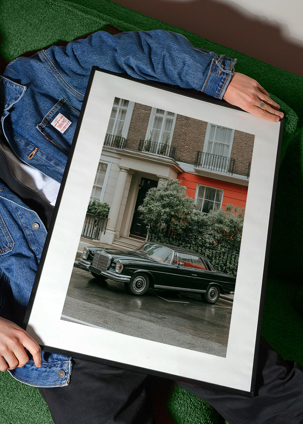 Fotografia di strada con auto d'epoca