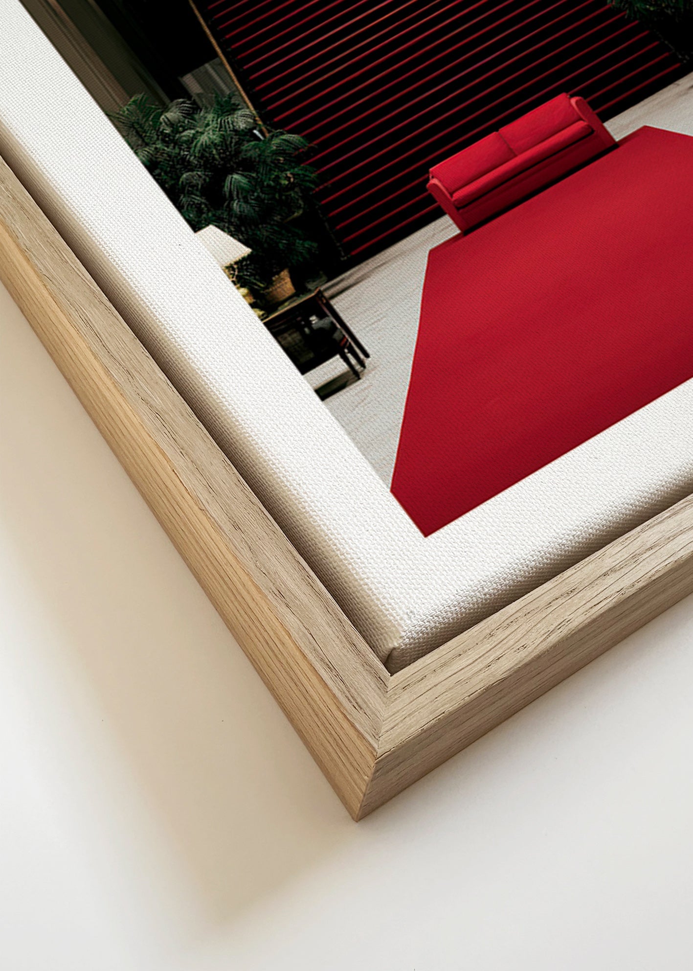 Fotografia di scala con tappeto rosso