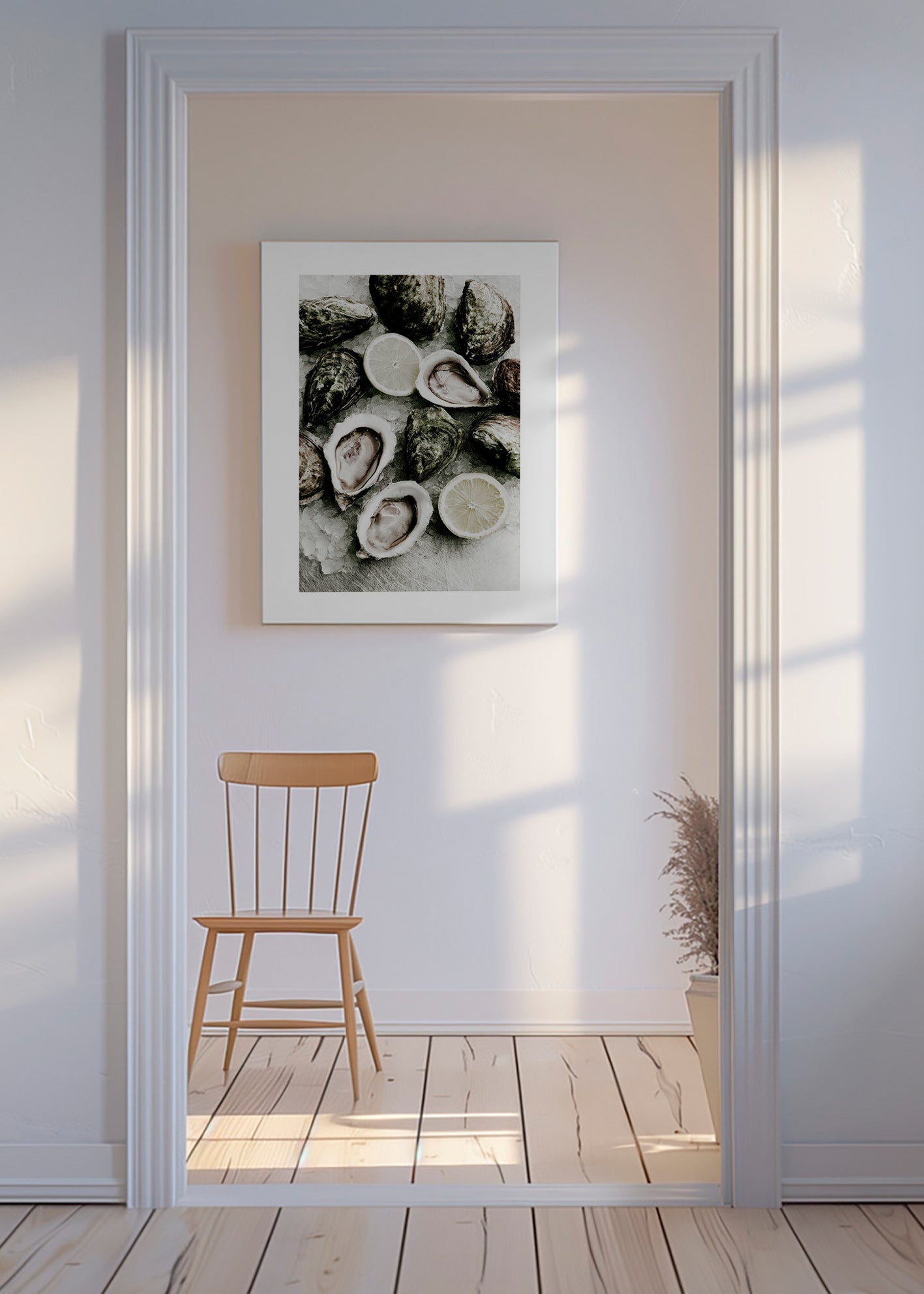 Arte da cucina con ostriche e limone