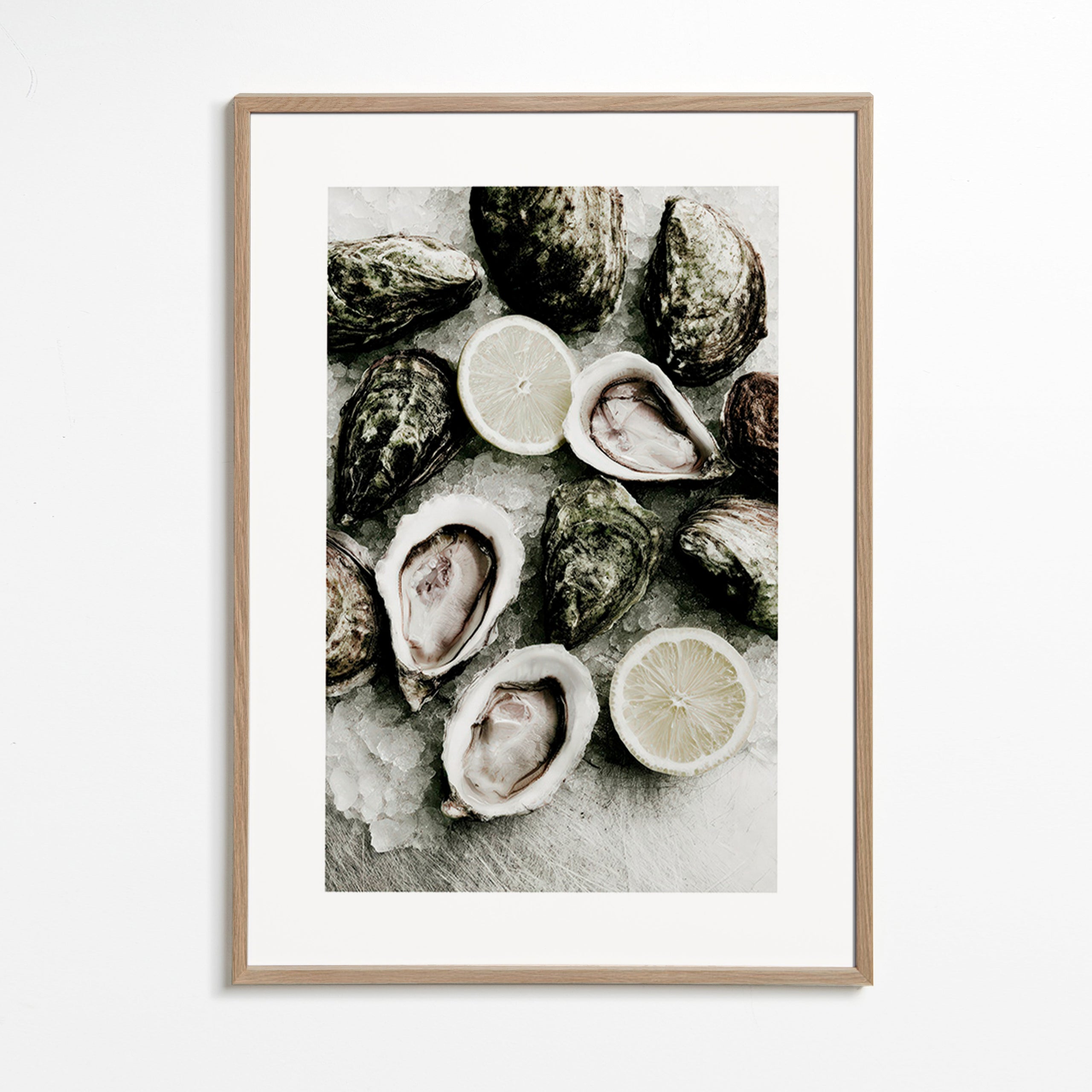 Arte da cucina con ostriche e limone