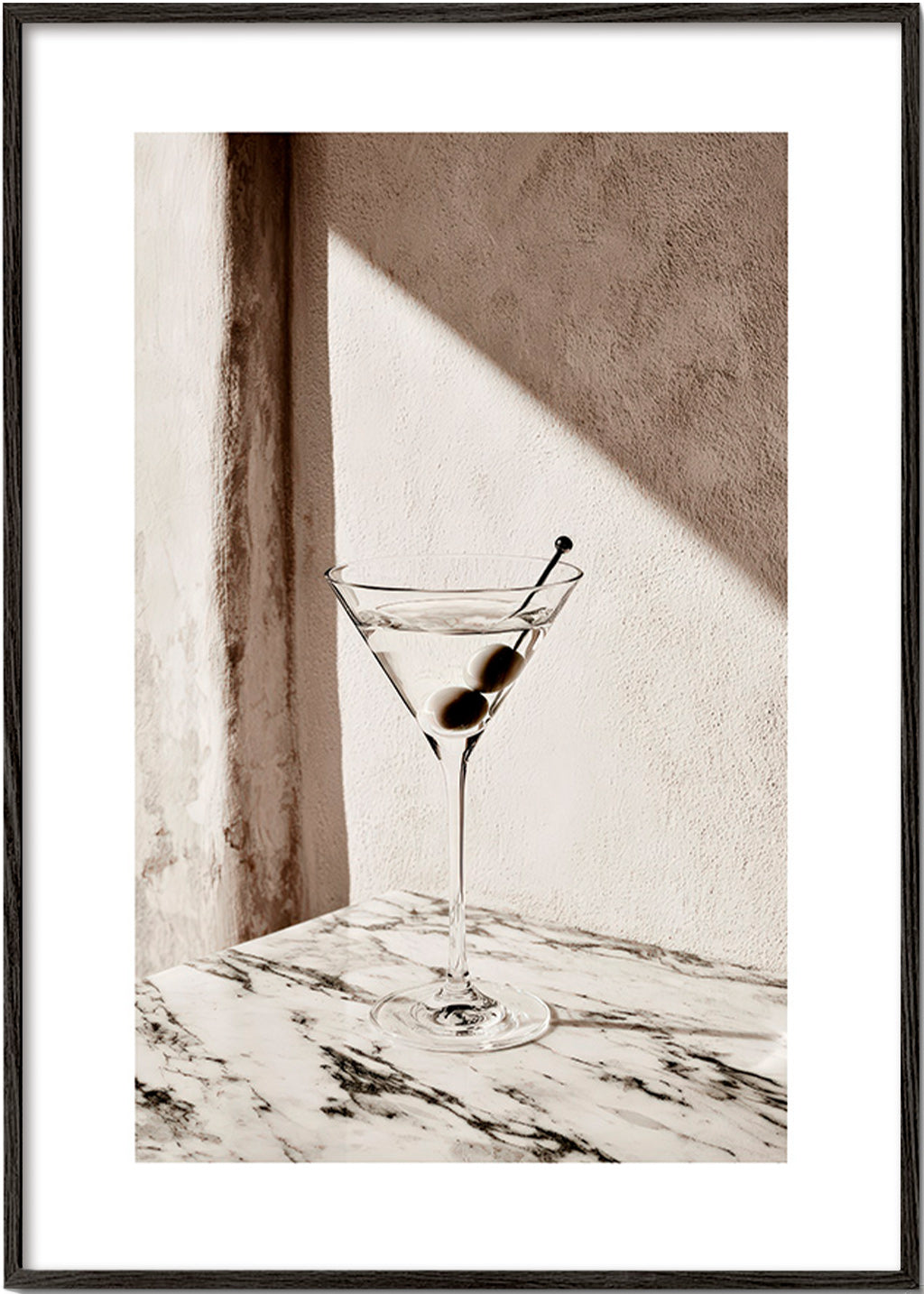 Arte da cucina Martini in coppa su marmo