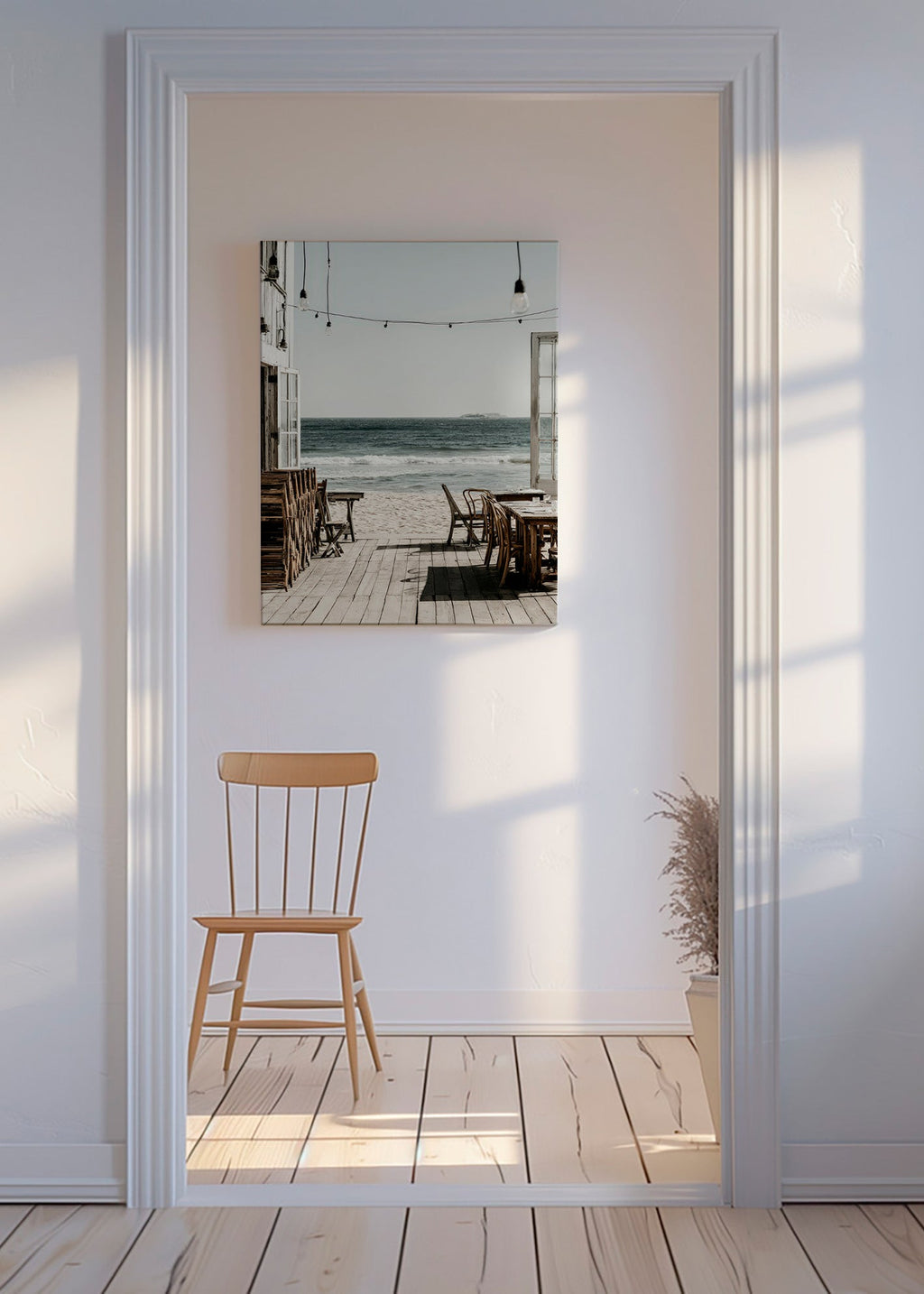 Stampa paesaggio terrazza aperta