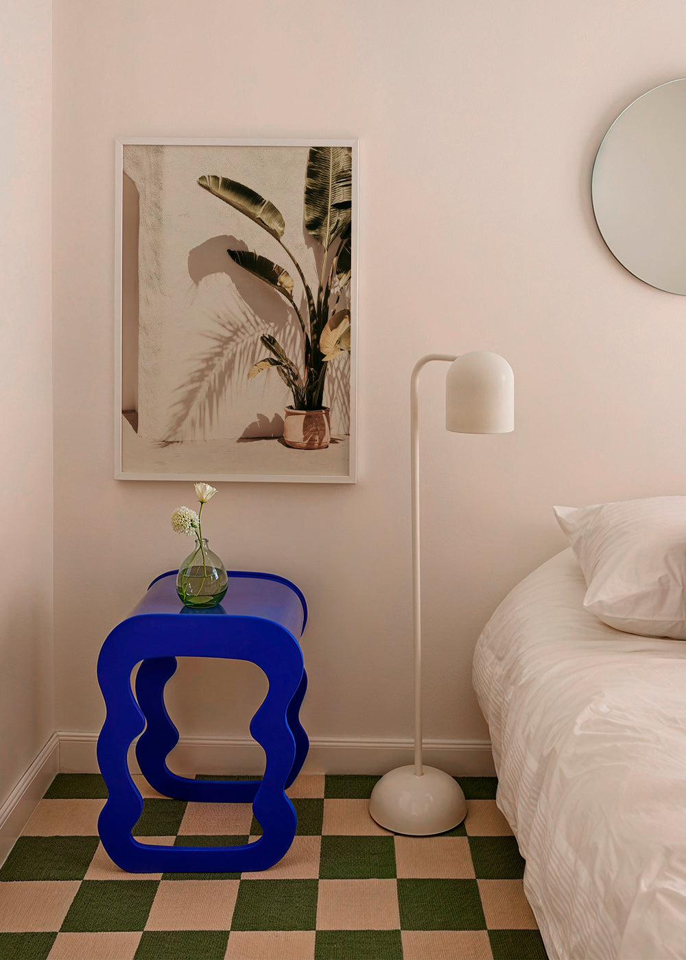 Stampa botanica: palma in vaso