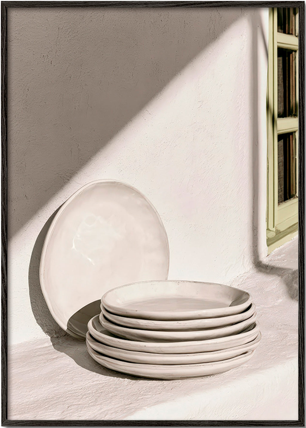 Arte da cucina: ceramica bianca e luce naturale