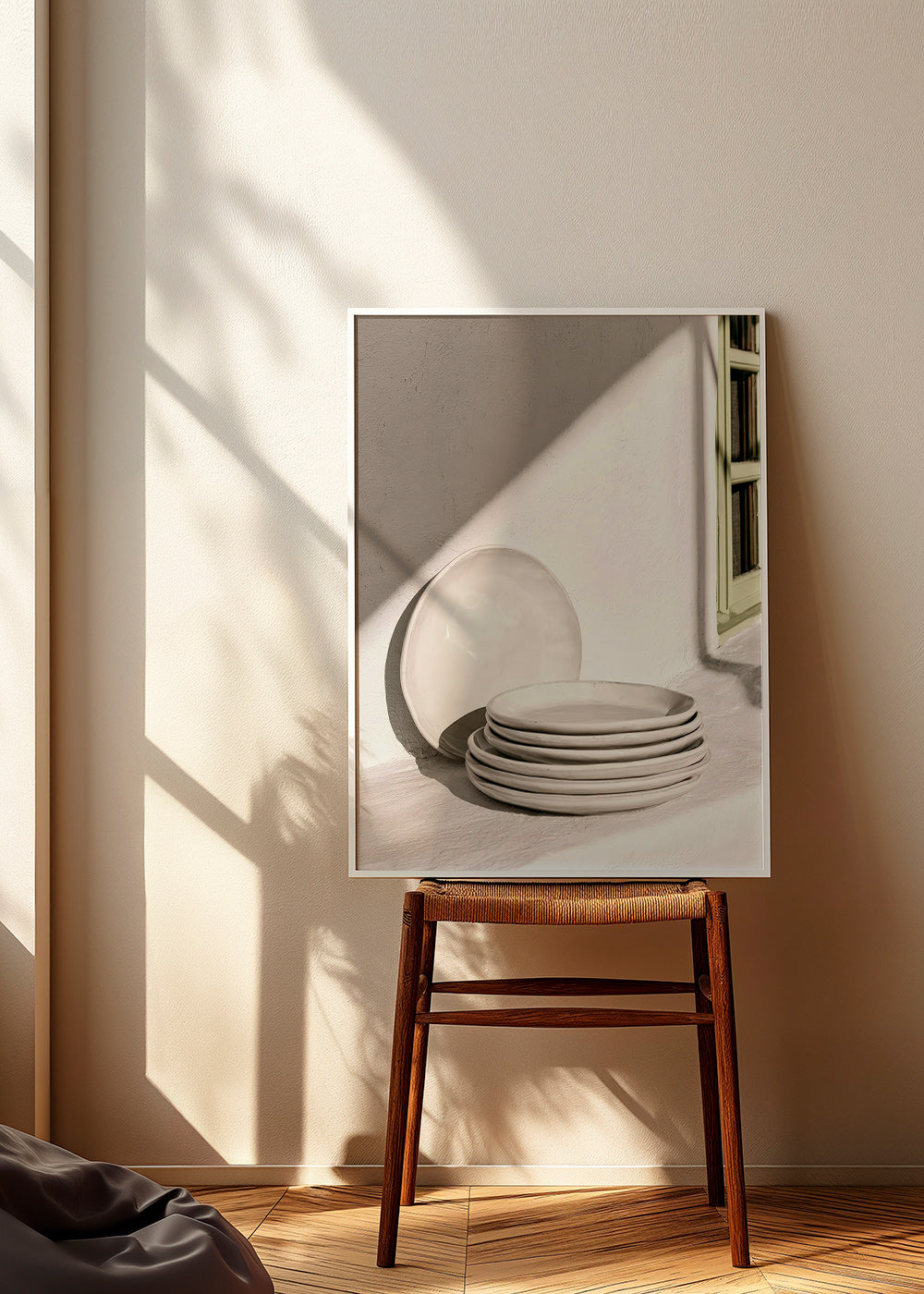 Arte da cucina: ceramica bianca e luce naturale