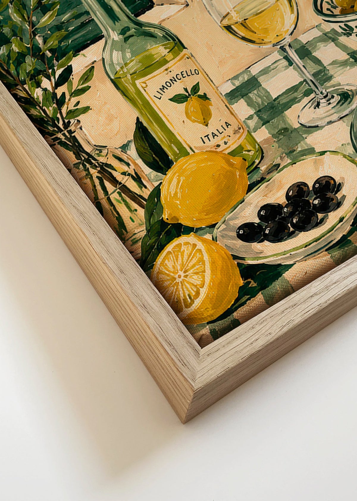 Arte da cucina: natura morta con limoni e limoncello