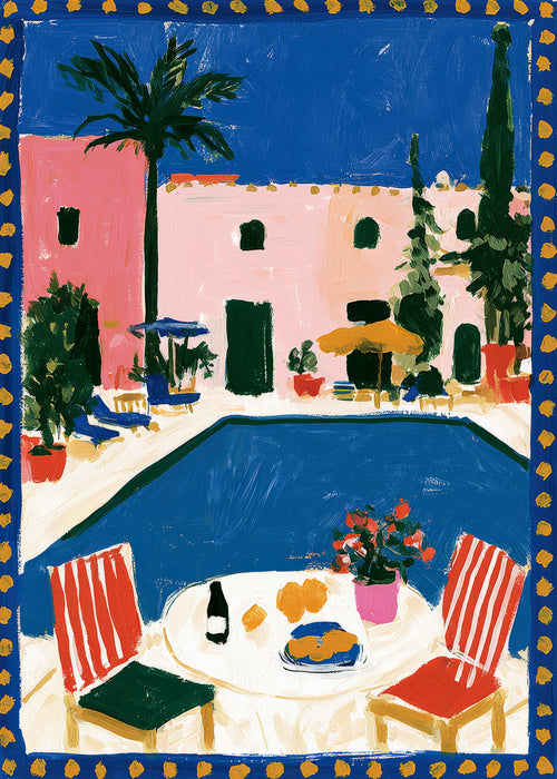 Pink Villa - Unframed art print
