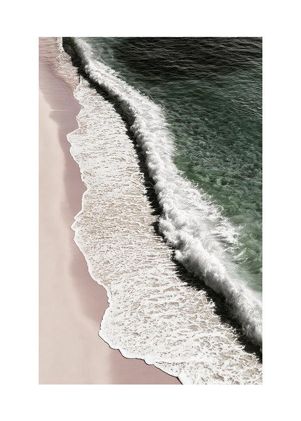 Arte paesaggistica: costa rosa vista aerea
