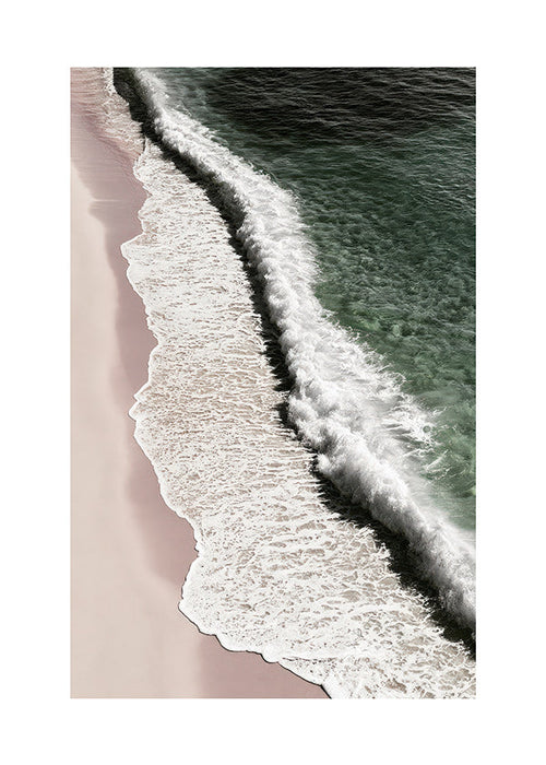 Arte paesaggistica: costa rosa vista aerea