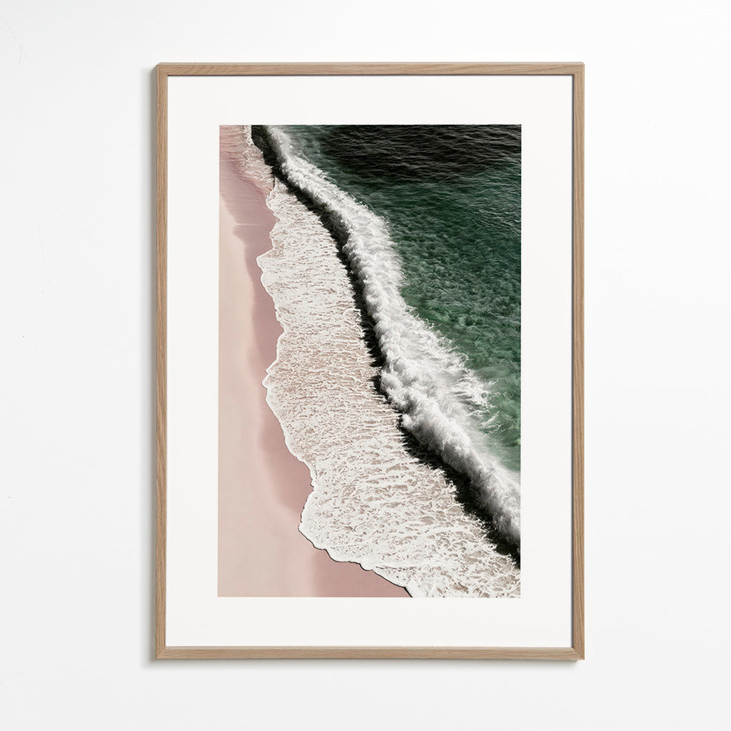 Arte paesaggistica: costa rosa vista aerea