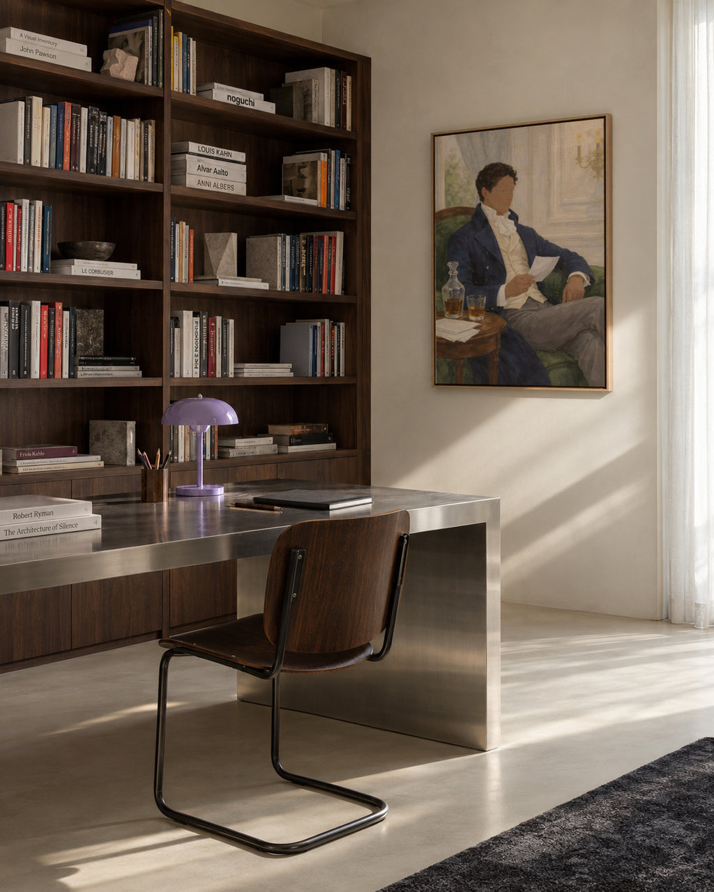 The Gentleman’s Letter - Framed canvas in an interior