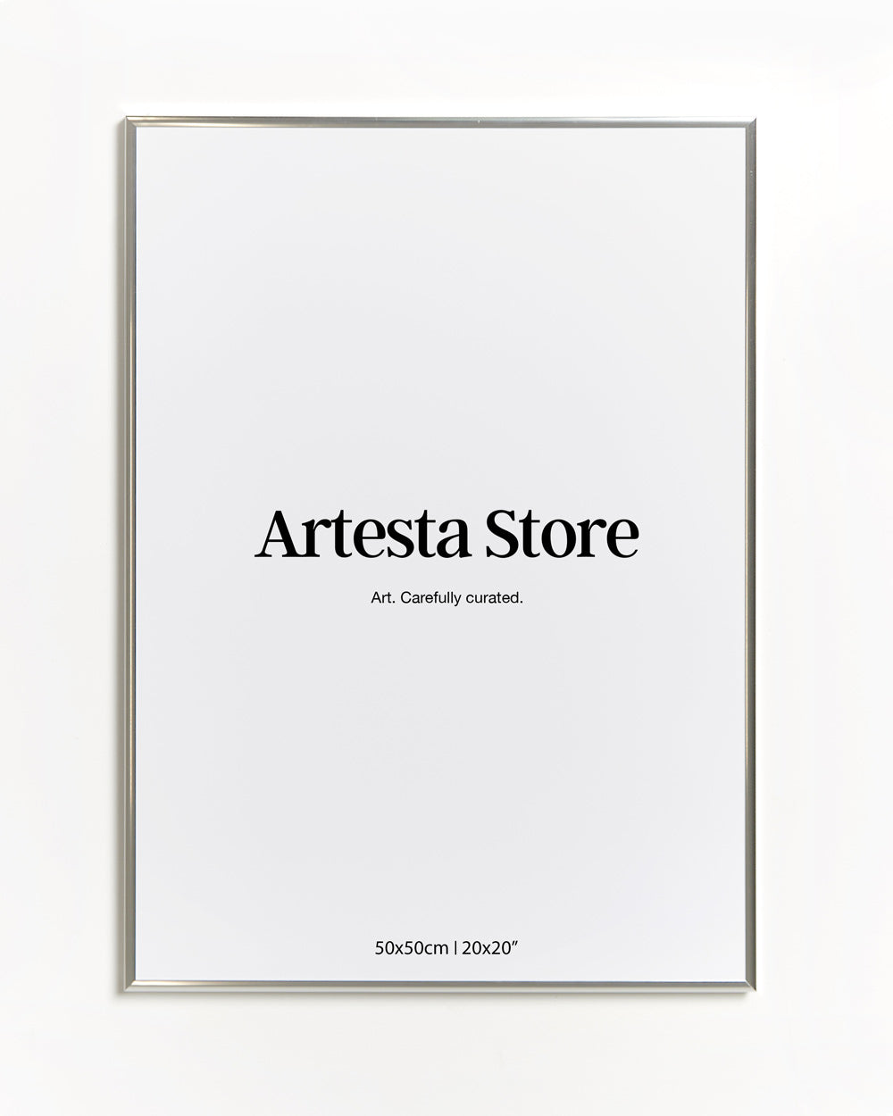 Cornice argentata 50x50cm