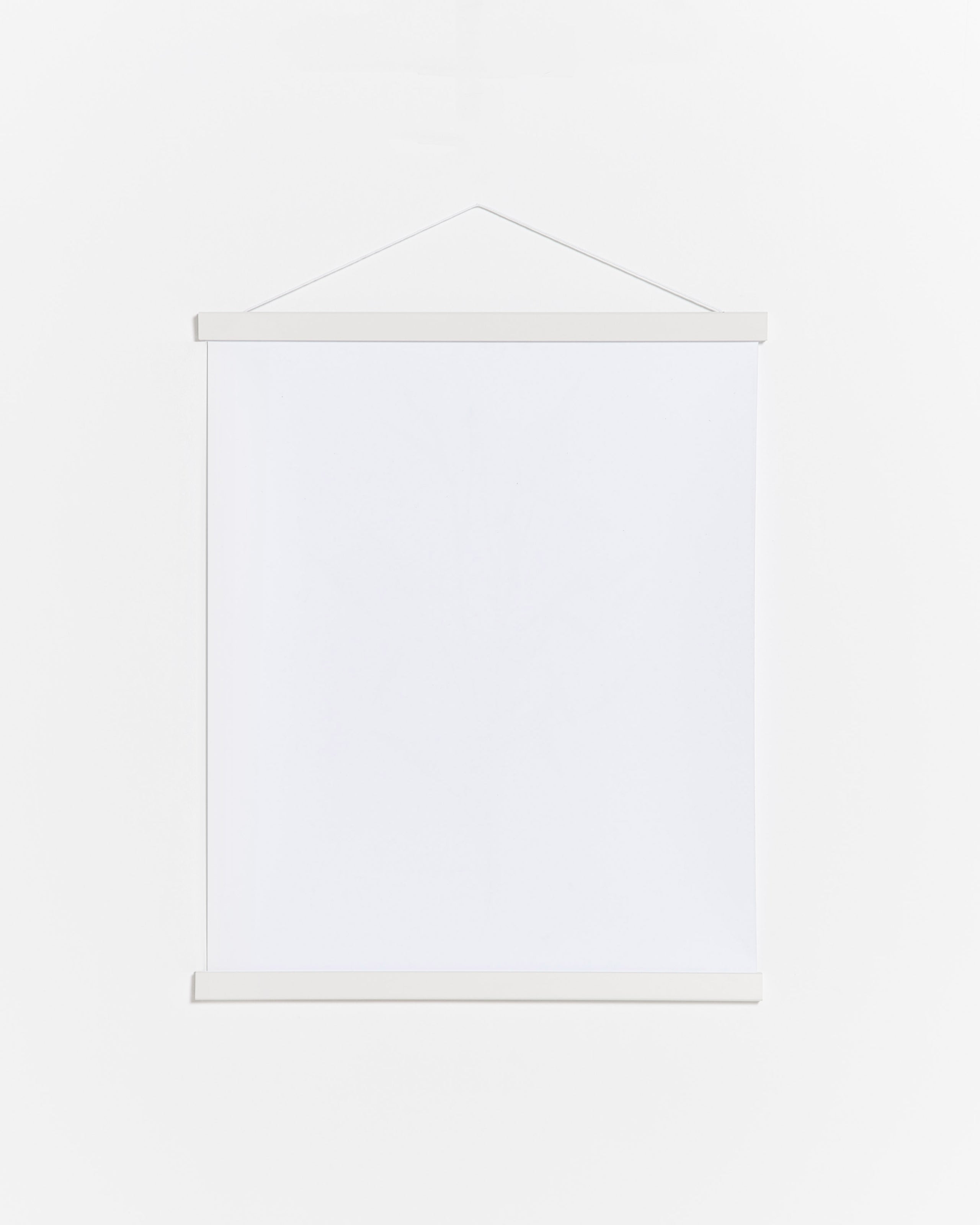 Stecche per poster di legno e colore bianco da 70cm