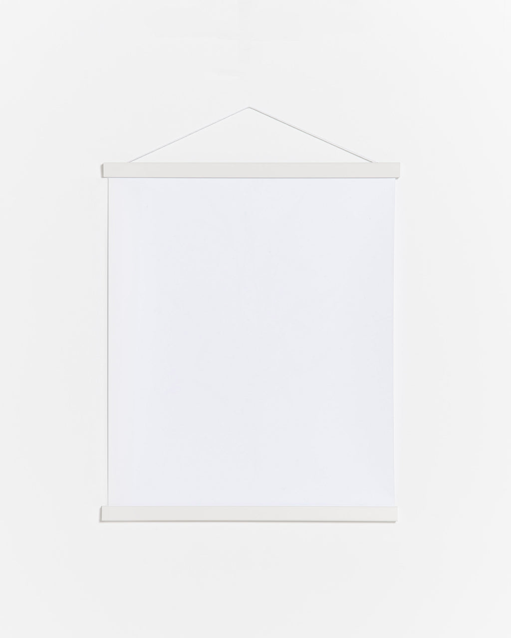 Stecche per poster di legno e colore bianco da 60cm