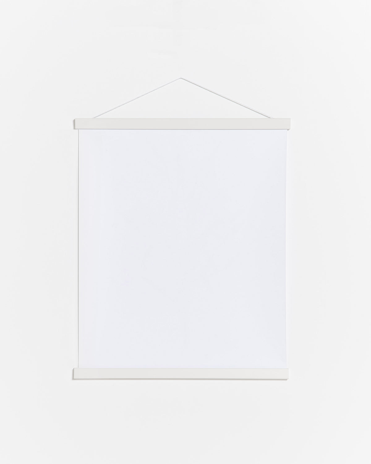 Stecche per poster di legno e colore bianco da 40cm