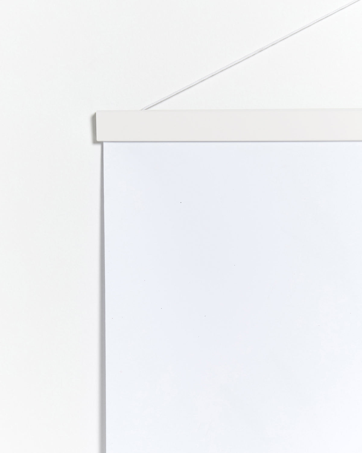 Stecche per poster di legno e colore bianco da 30cm