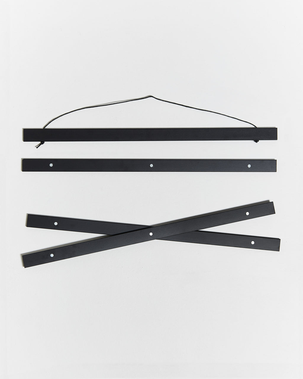 Stecche per poster di legno e colore nero da 50cm