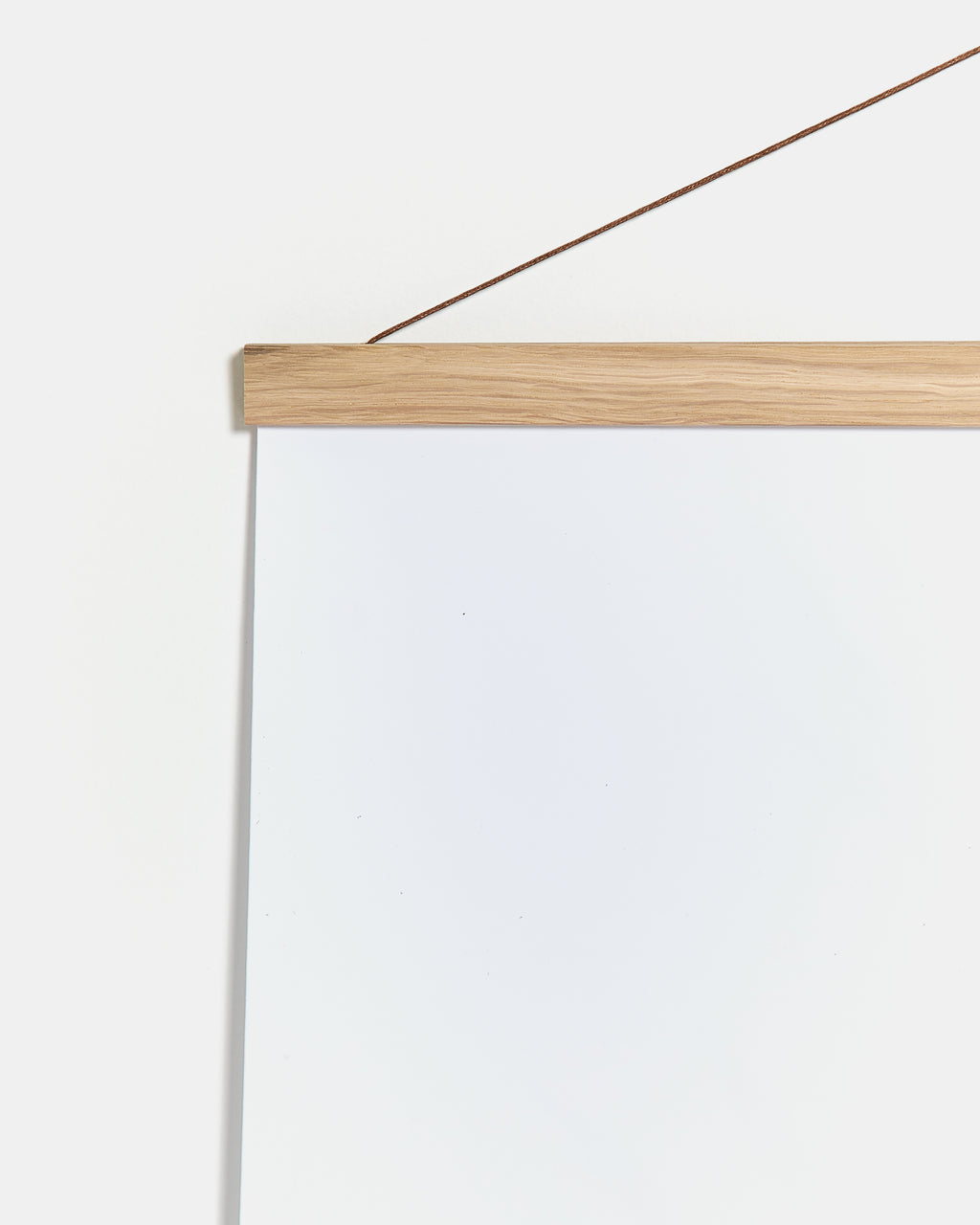 Stecche per poster di legno e colore rovere da 50cm