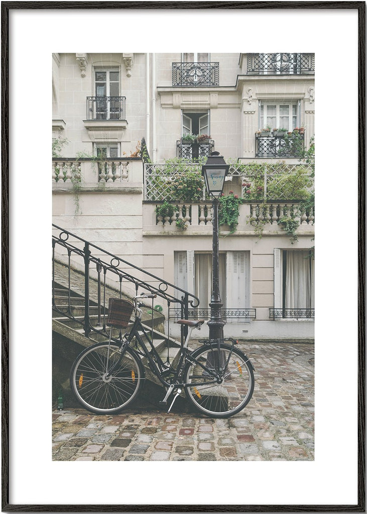 Bicycle in front of building