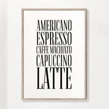 Quadro per la cucina Coffee guide  Quadri moderni e stampe da parete –  Artesta