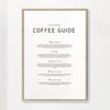 Coffee guide