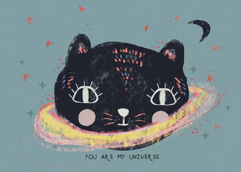 You are my universe blue