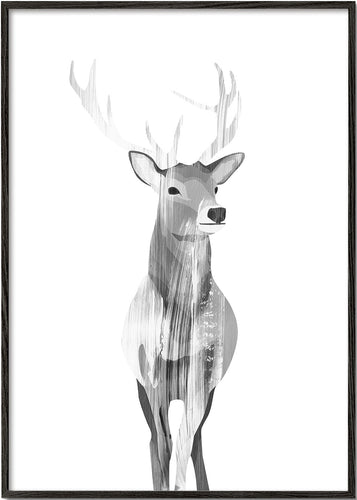 Deer (Black and white)