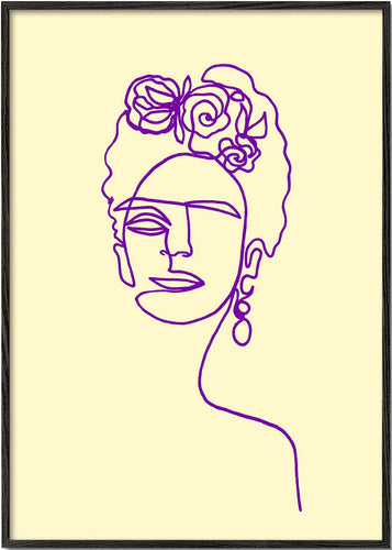Frida Kahlo Purple