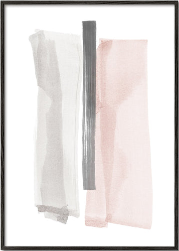 Brush strokes N 2 pink and gray