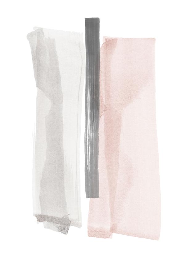 Brush strokes N 2 pink and gray