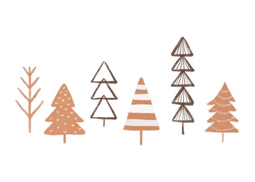 Winter Trees Illustration