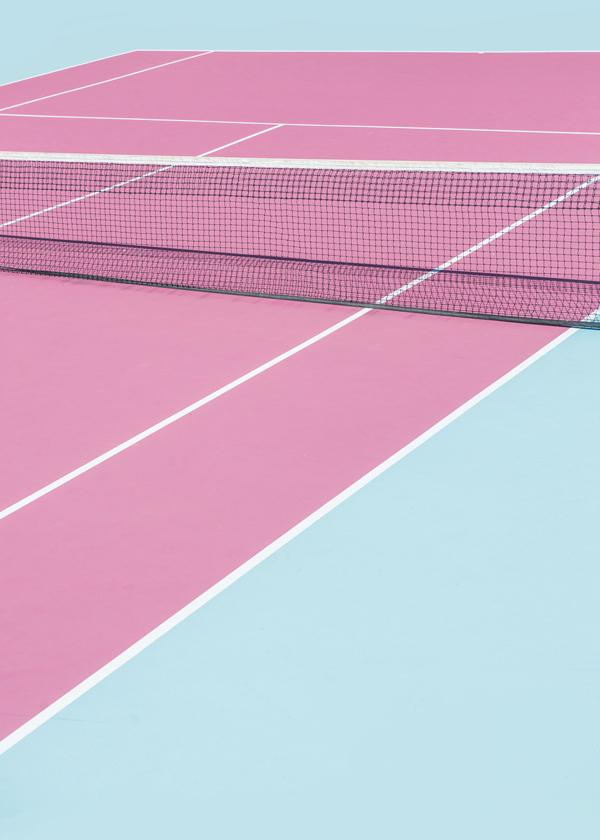 Pink court net
